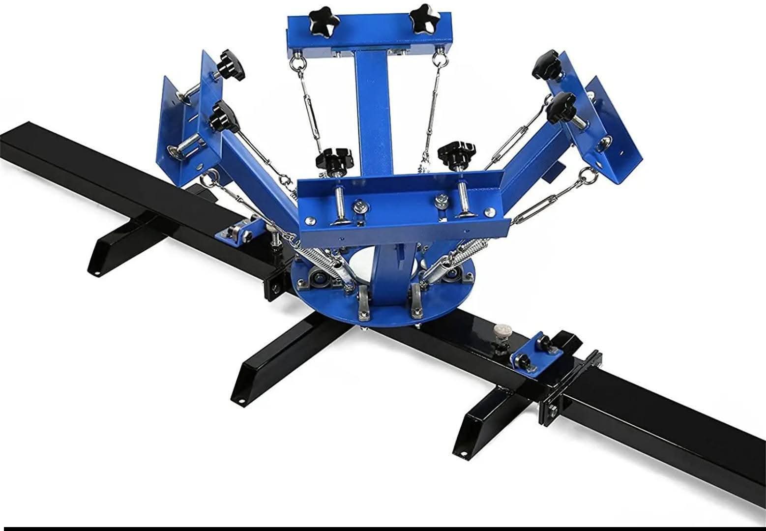 4 colors 2 stations screen printer 2