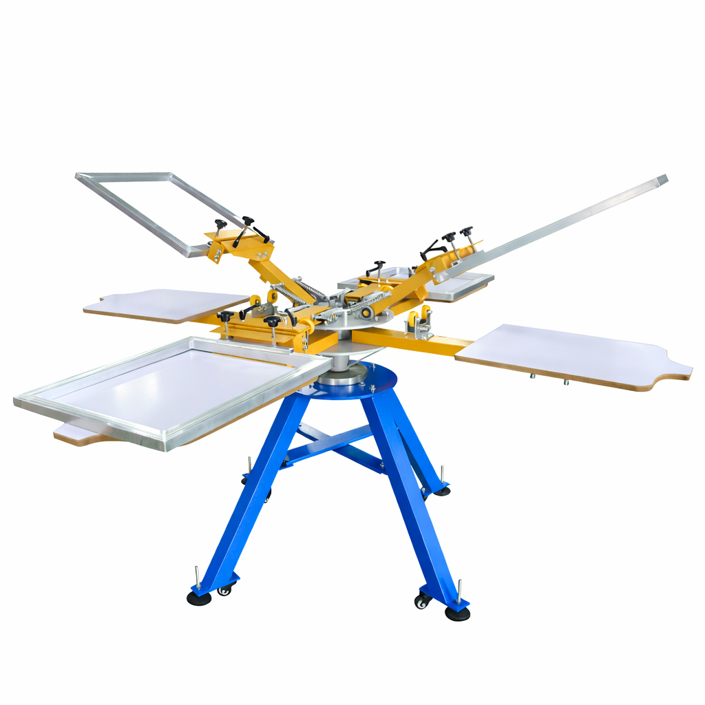 4 colors 4 Stations Screen Printer 2