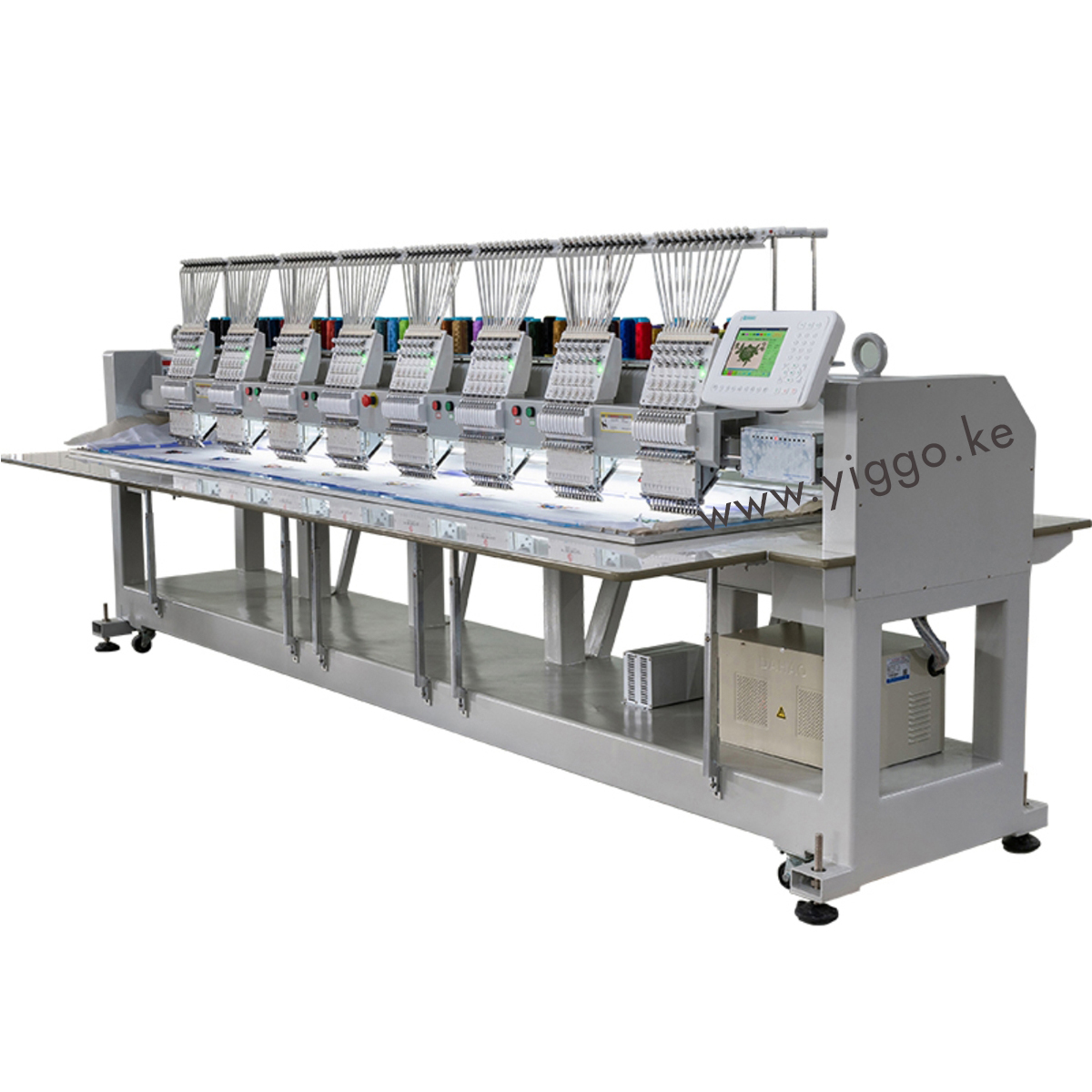 8 heads 12 needles embroidery machine 2