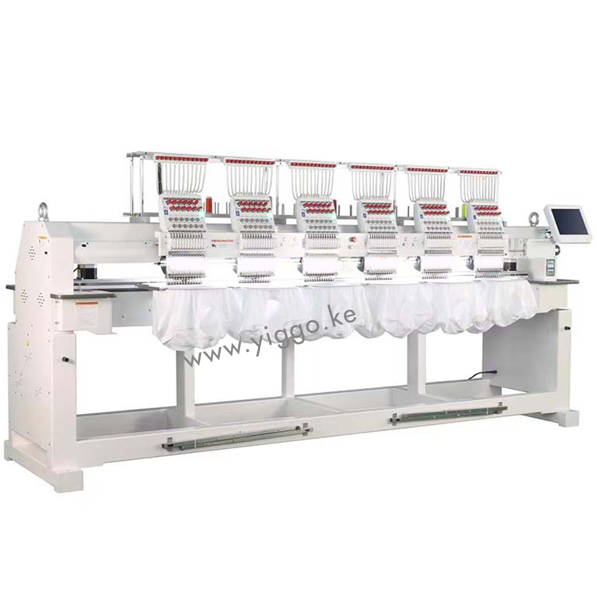 6 Head 9 Needles Embroidery Machine 3