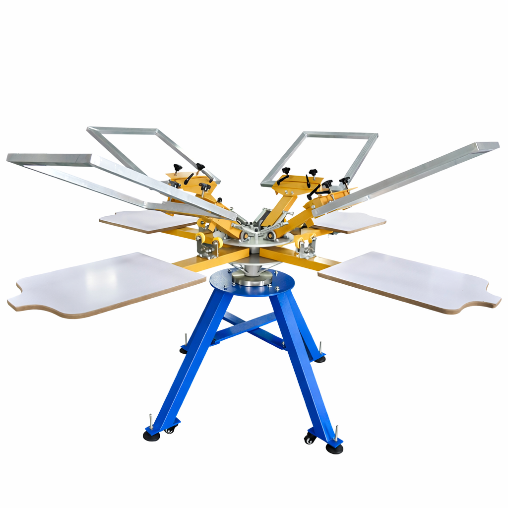 4 colors 4 Stations Screen Printer 4