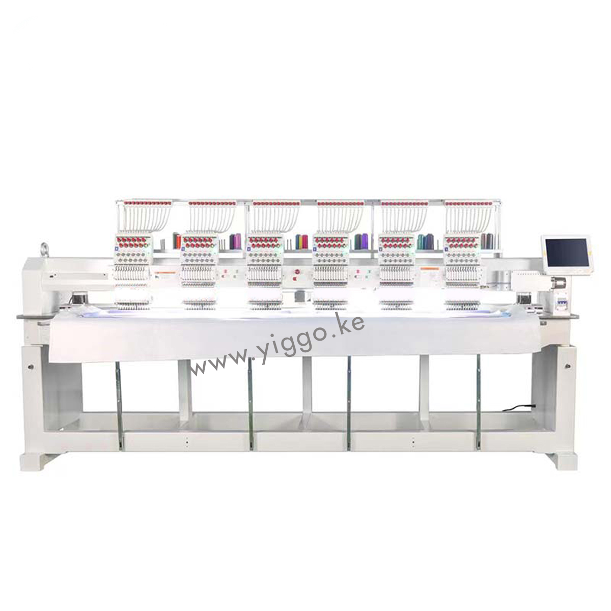 6 heads 12 needles embroidery machine 3