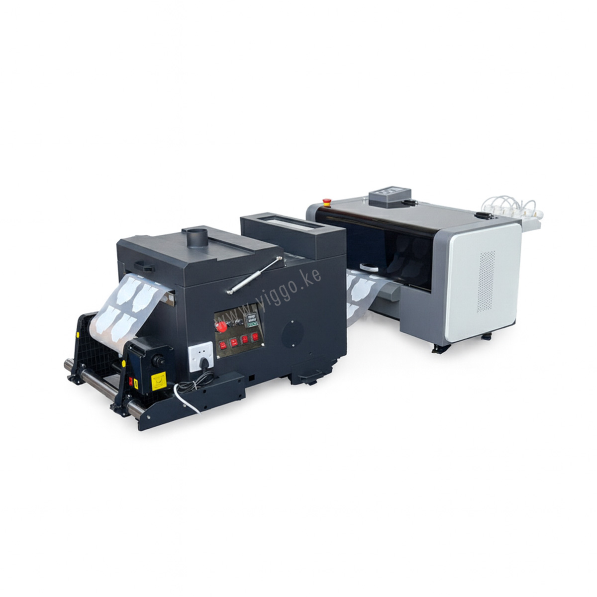 30cm DTF machine with 2pcs XP600 printheads 3