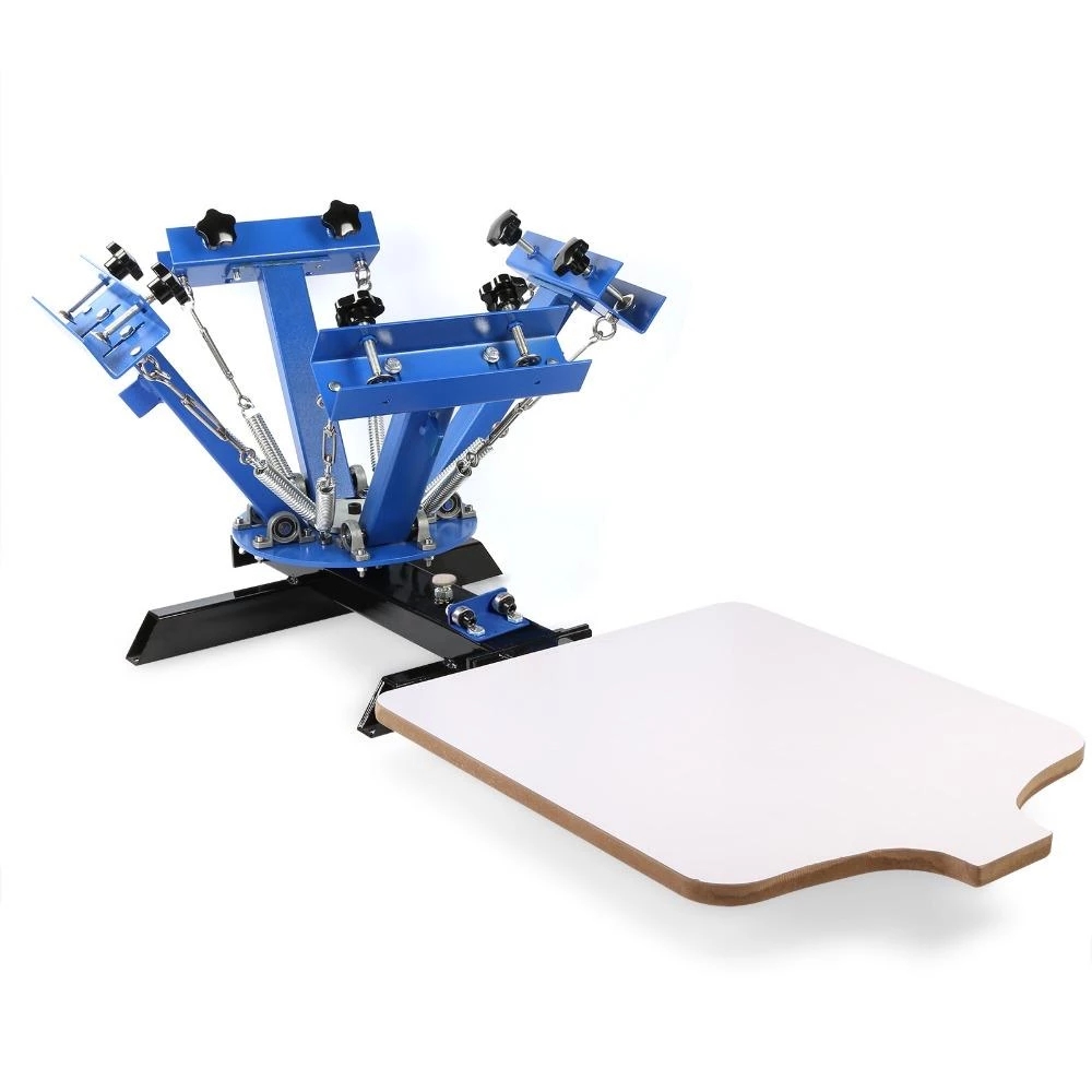 4 Colors 1 Station Screen Printer. - Image 1