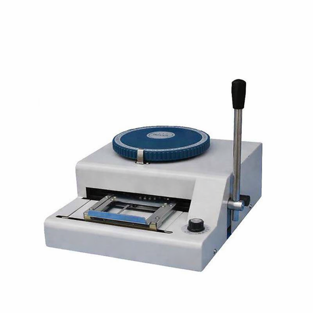 PVC Card Embossing Machine - Image 1
