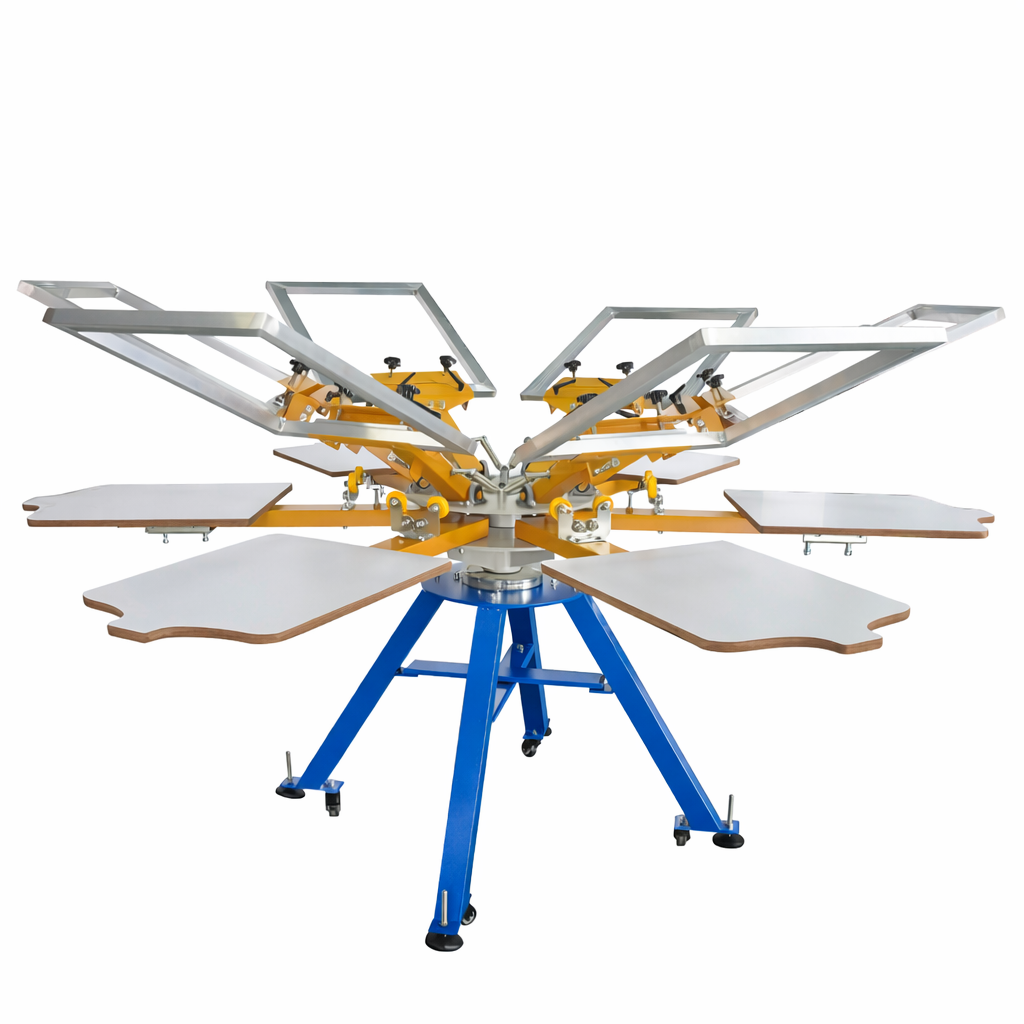 6 Colors 6 Stations Screen Printer. - Image 1