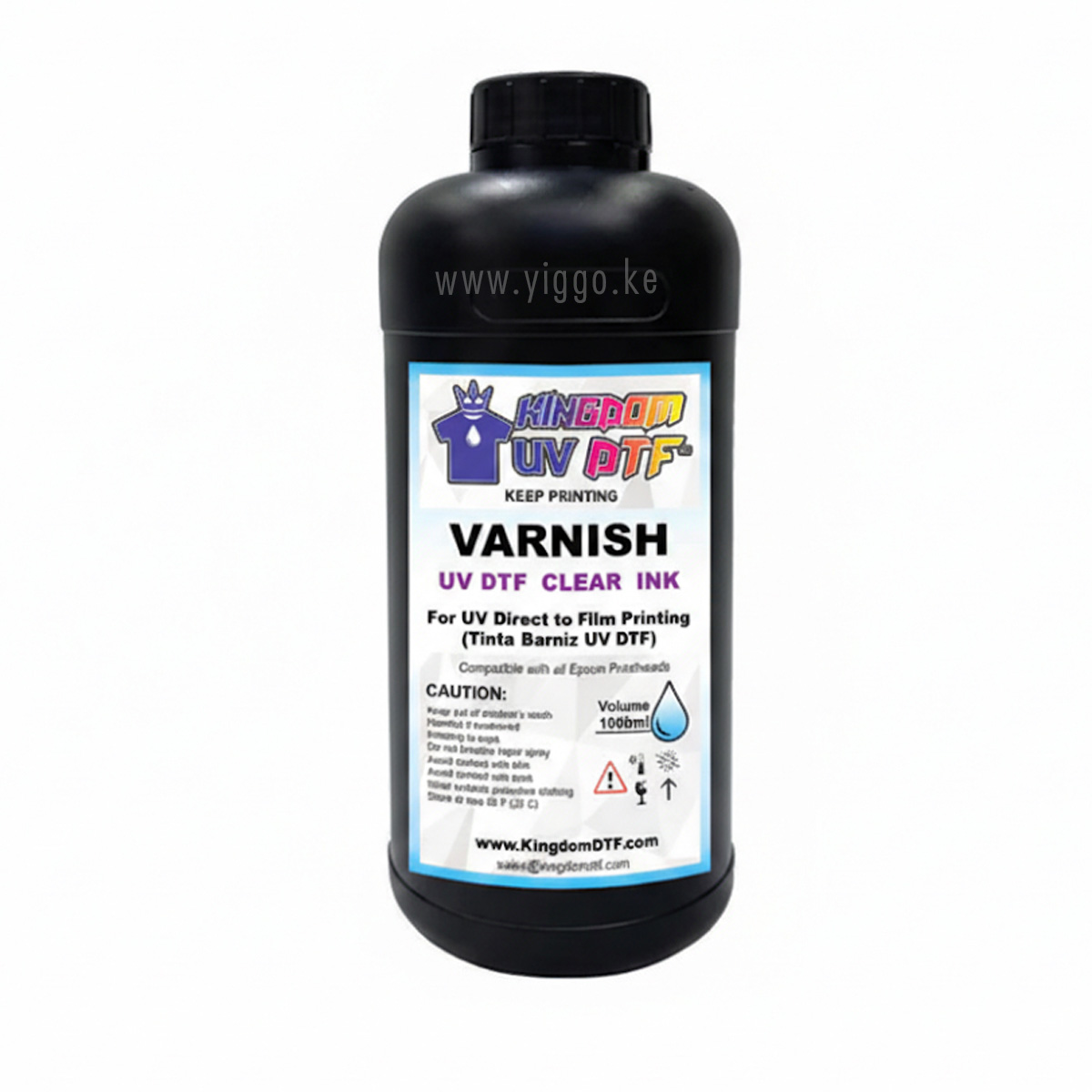 UV printer varnish 1  LITRE - Image 1